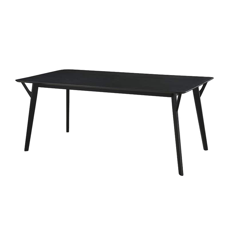 Elaine 71" Rectangular Dining Table - Black