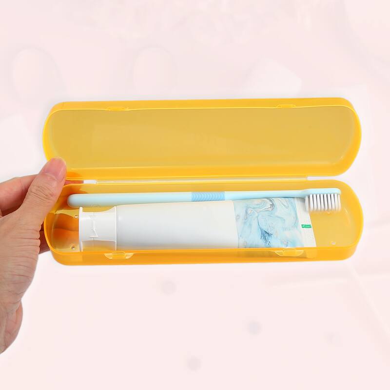Toothbrush Travel Case, Plastic, Lightweight Traveling Toothbrush Holders Case, 2.17"x1.38"x8.07"