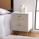 preview thumbnail 4 of 80, SAFAVIEH Genevieve 2-drawer Nightstand White/White Washed