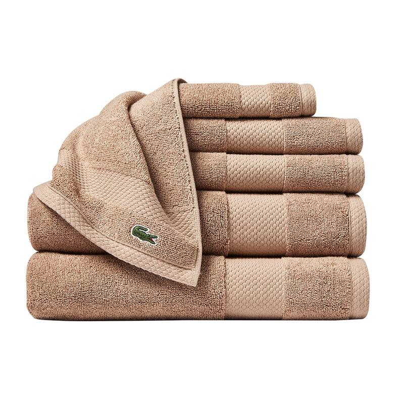 Lacoste Heritage Supima 100% Cotton 6 Piece Towel Set