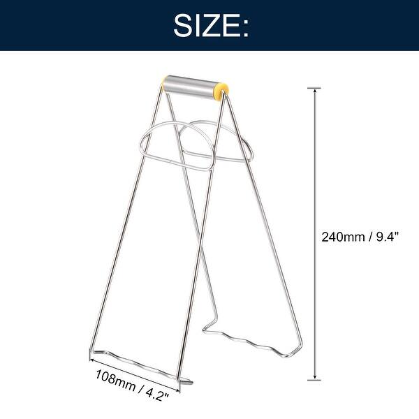 Folding Hot Plate Grippers, Stainless Steel Kitchen Dish Plate Clip