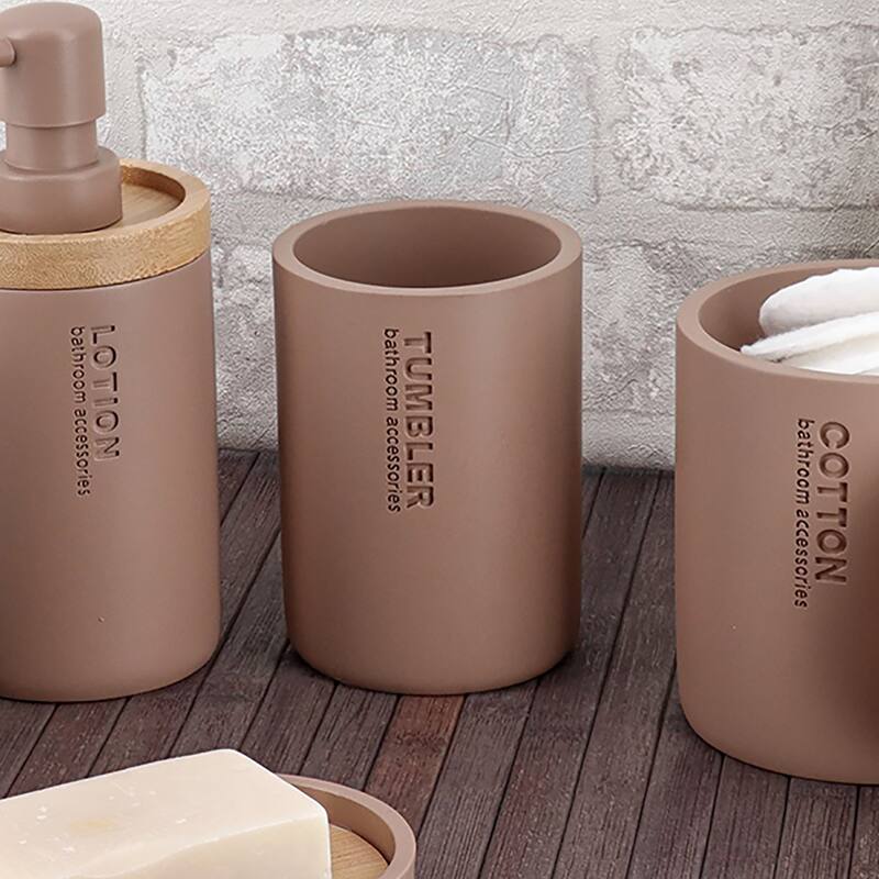 Modern Bathroom Tumbler, Minimalist Design Toothbrush Holder, Versatile Home Organizer