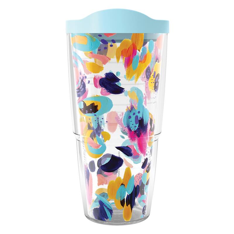 Tervis EttaVee Be Spot On Made in USA Double Walled Insulated Travel Tumbler, Classic - 24oz