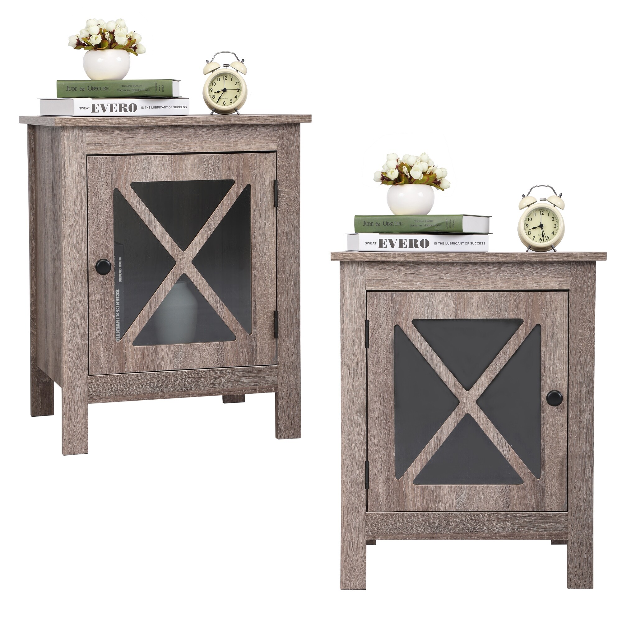 Glass bedside hot sale lockers