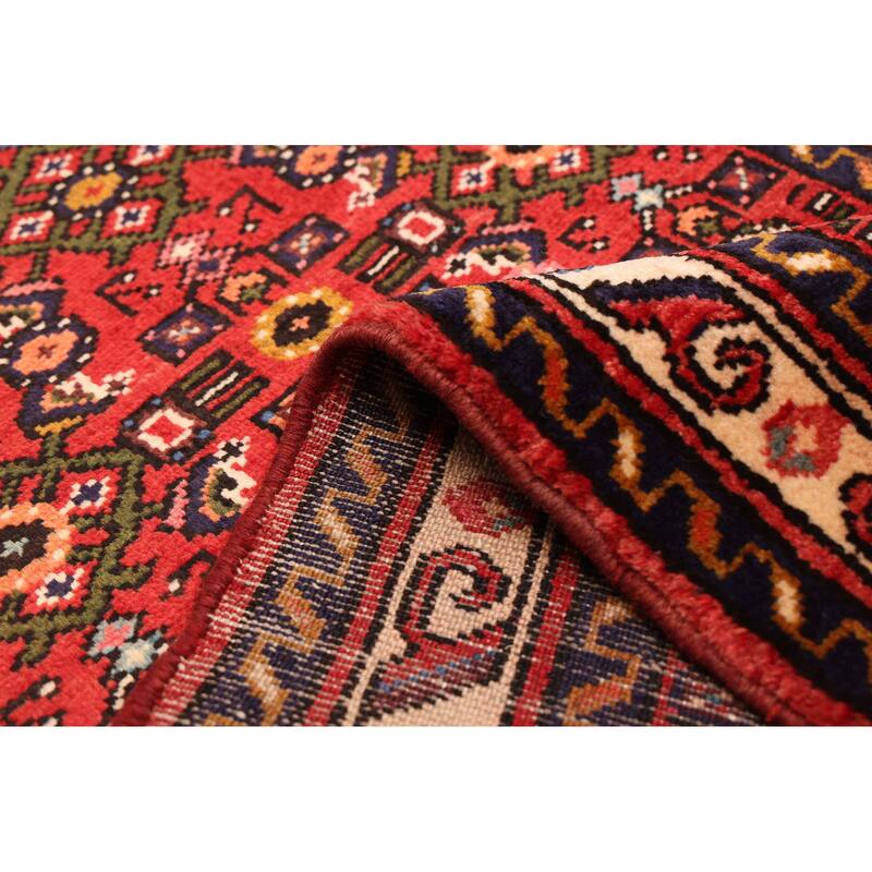 ECARPETGALLERY Hand-knotted Andelz Red Wool Rug - 2'8 x 9'6