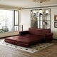 preview thumbnail 93 of 139, 93.7" Chesterfield King Pull Out Sofa Bed Sleeper Sofa with Nailhead Trim