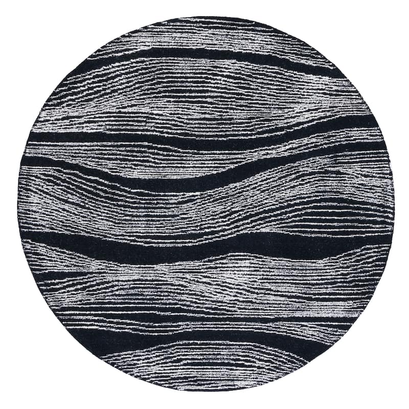 SAFAVIEH Handmade Metro Annarosa Modern Abstract Wool Rug