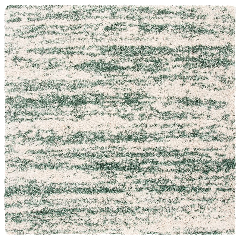 SAFAVIEH Hudson Shag Lulzime Modern Abstract 2-inch Thick Rug