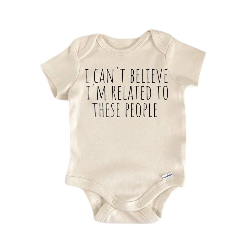 Related Sassy Family - Baby Boy Girl Clothes Infant Bodysuit Funny Cute Newborn - White - 6-9M