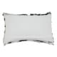 preview thumbnail 3 of 3, Zebra Design Goat Fur Poly-Filled Throw Pillow