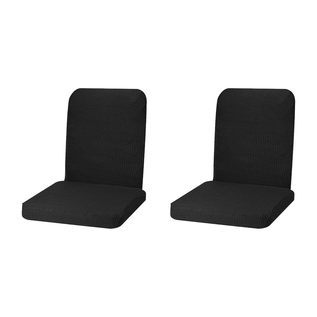 2 Pack Chair Seat Covers Rectangle Stretch Dining Covers for Home