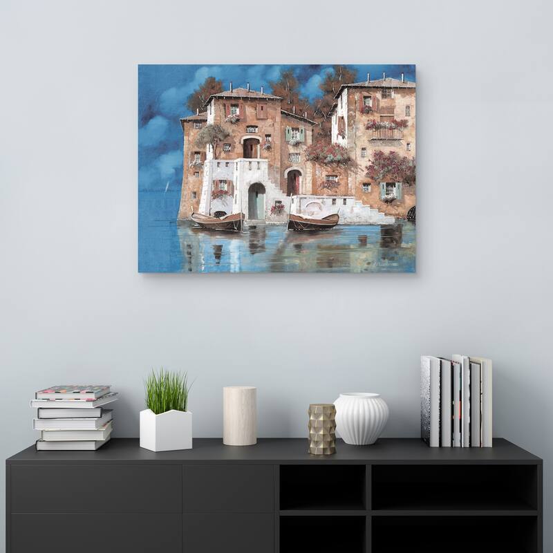 Cieloblu Light by Guido Borelli Canvas Art Print