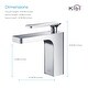 preview thumbnail 9 of 25, Lead Free Solid Brass Single Handle Bathroom Vanity Sink Faucet with Water Hose