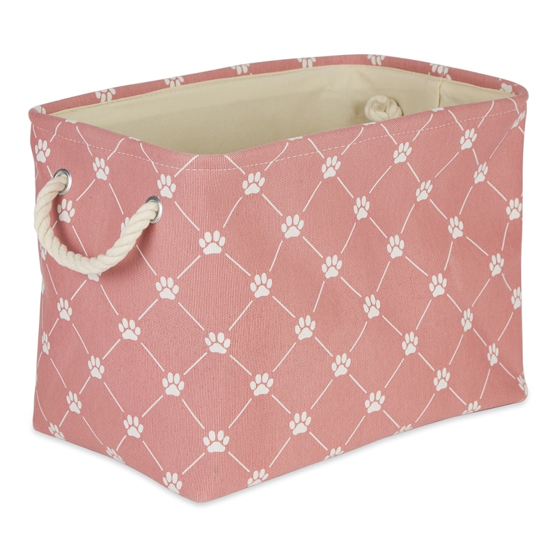 Bone Dry Polyester Pet Bin Trellis Paw