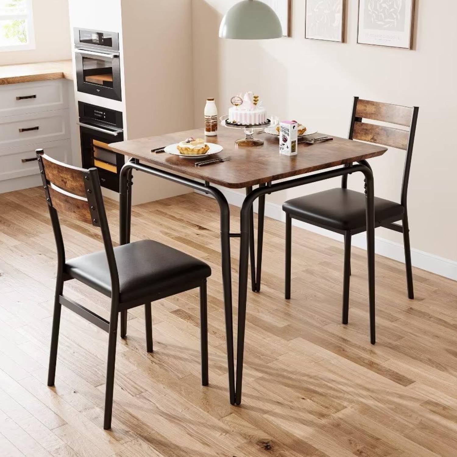 Modern Dining Table Set with 2 Chairs - N/A - On Sale - Bed Modern Dining Table Set with 2 Chairs - N/A - On Sale - Bed