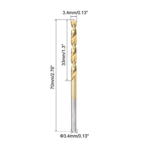 HSS Straight Shank Twist Drill Bit Fully Ground - Bed Bath & Beyond ...