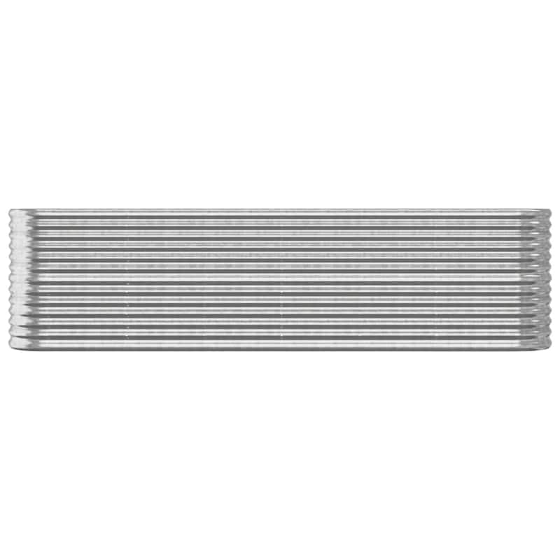 vidaXL Garden Raised Bed Patio Outdoor Raised Planter Box Powder-coated Steel