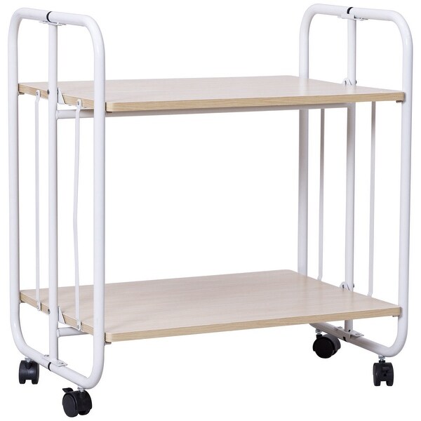 rolling utility shelves