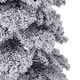 preview thumbnail 56 of 131, Glitzhome 6FT/7.5FT/9FT/11FT Snow Flocked Pre-lit Artificial Fir Christmas Trees