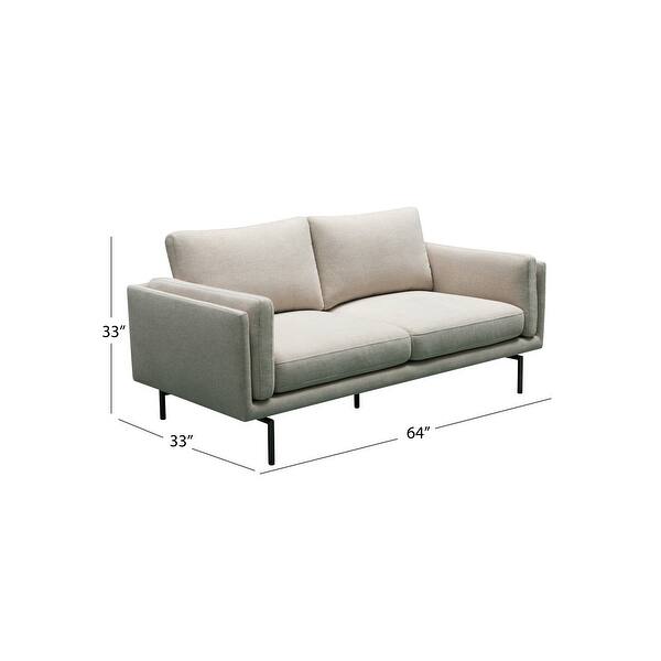 dimension image slide 2 of 6, Abbyson Aurora 3 Piece Stain-Resistant Fabric Seating Collection