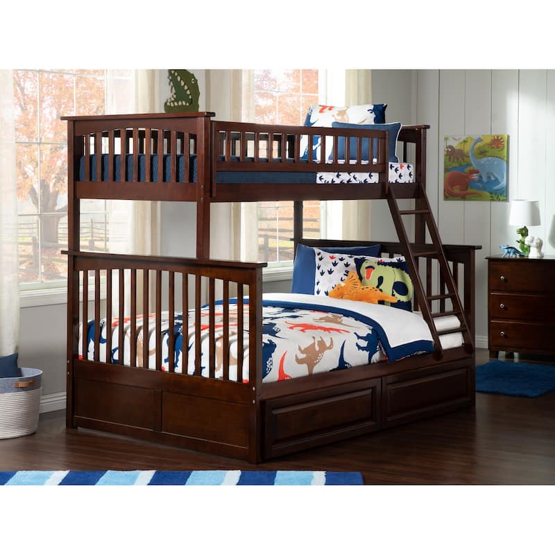 Bunk Bed with Drawers - Space Saving Design, Sturdy Frame & Turbo Charger