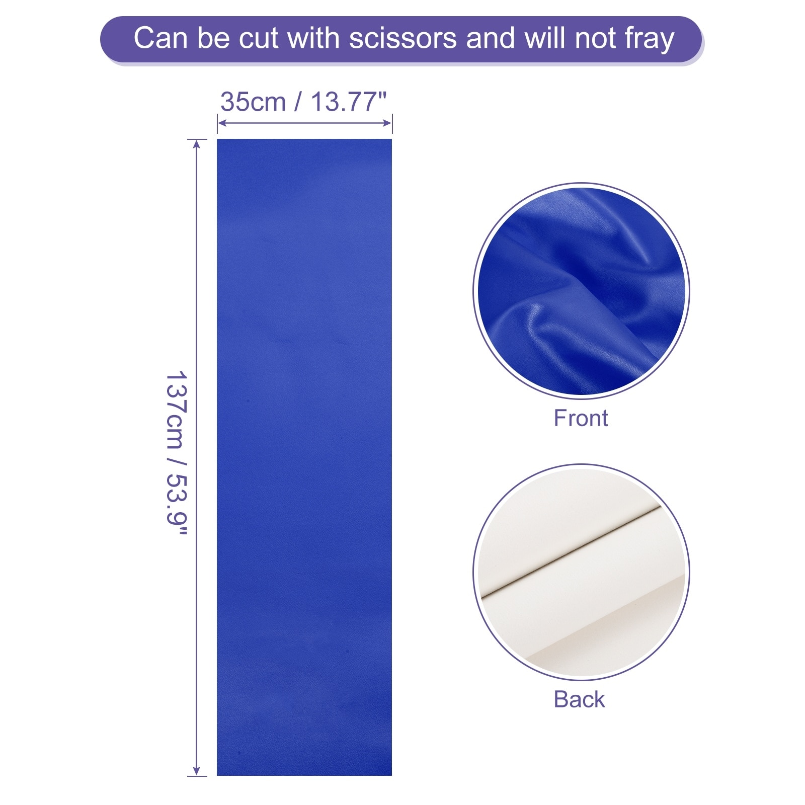 Faux Leather Length PU Leather for Sofa Bags DIY Crafts