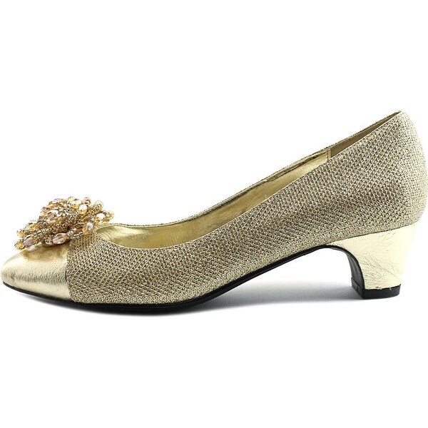 j renee gold pumps