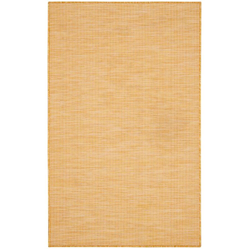 Nourison Selerno Indoor/Outdoor Solid Area Rug - 3'x5' - Yellow