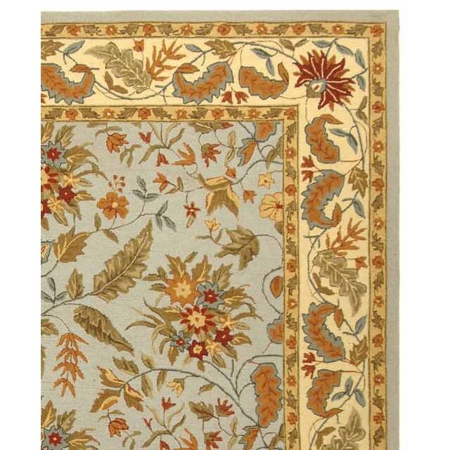 SAFAVIEH Handmade Chelsea Ashlyn French Country Floral Wool Rug