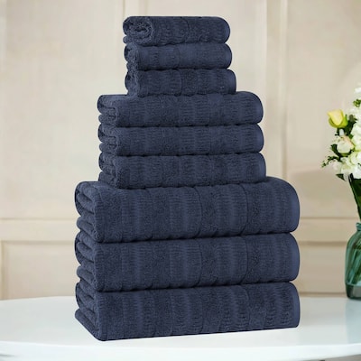 Superior Mika Smart Twist Viscose Cotton Blend 9 Piece Towel Set