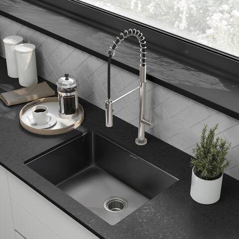 Rivage 23 x 18 Stainless Steel, Single Basin, Undermount Kitchen Sink