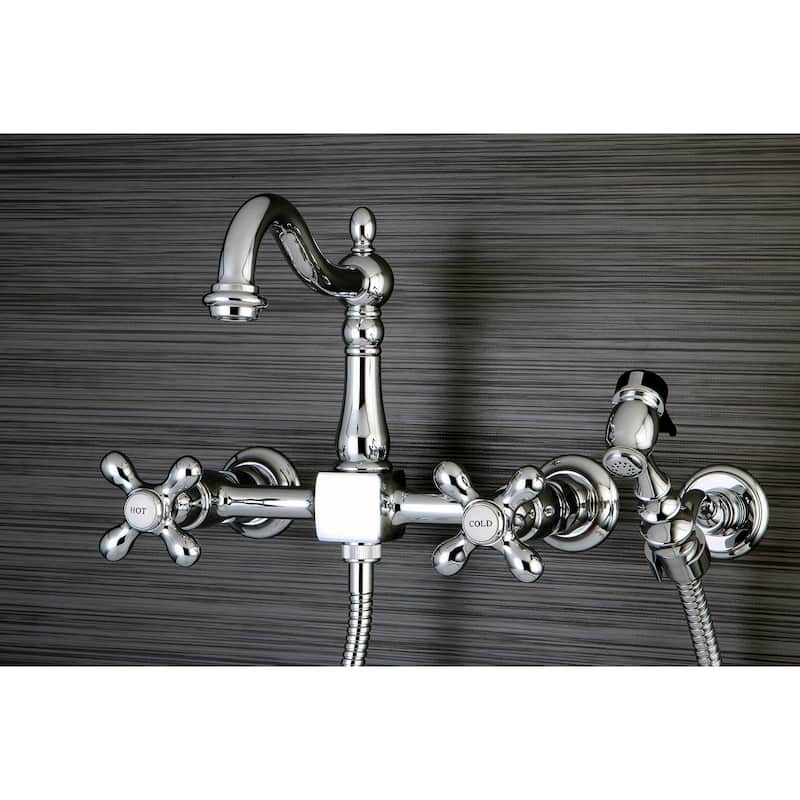 Kingston Brass Heritage Kitchen Faucet - Includes Sidespray