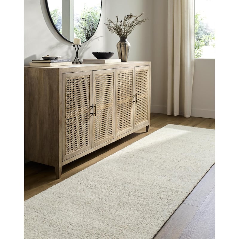 Livabliss Transitional Desire Dots Area Rug - 3' x 10' - Brown