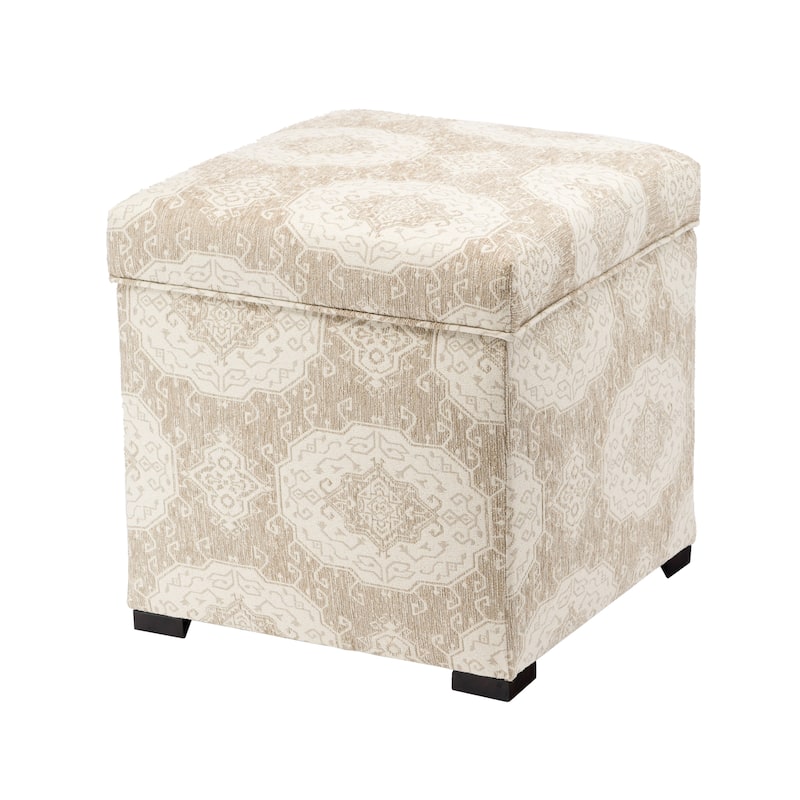 Tami Modern Upholstered Living Room Storage Ottoman