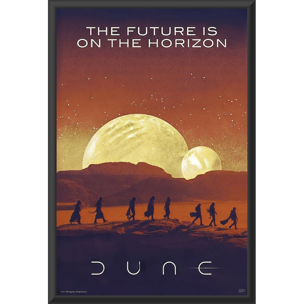 Dune - Future is on the Horizon Framed Art Poster - 24 x 36 Inch