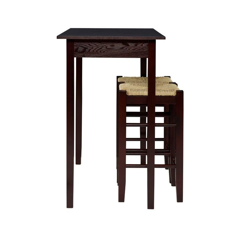 Linon Linaria Espresso 3-piece Dinette Set