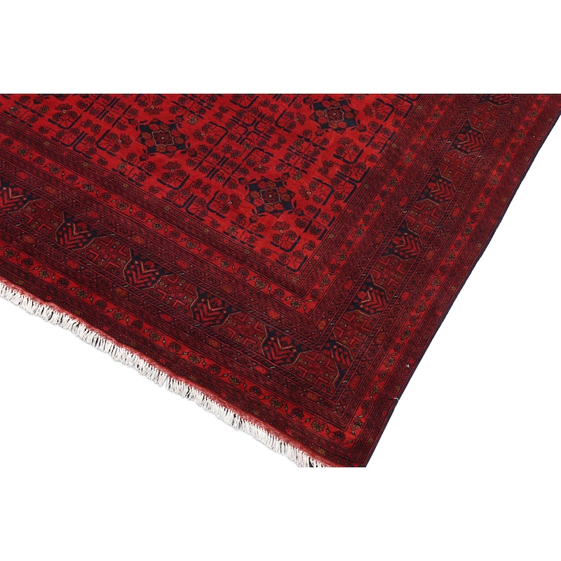Vintage Biljik Khal Mohammadi Jericho Red/Blue Rug - 9'9'' x 12'7''