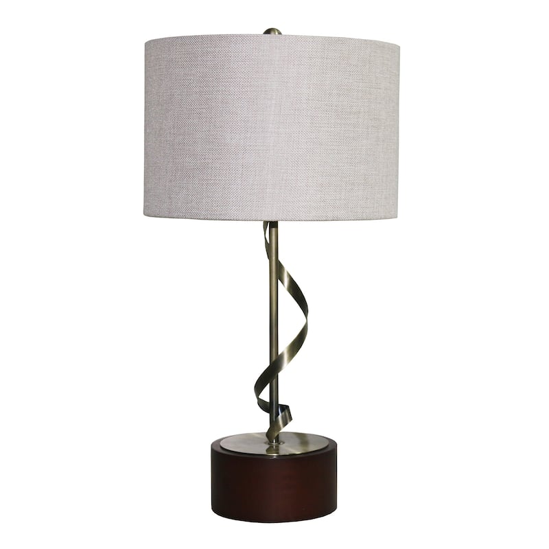 Bedside Bedroom Solid Wood Nightstand Desk Lamp