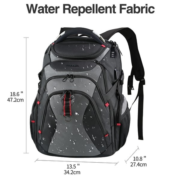 Travel Laptop Backpack 17.3 Inch XL Computer Backpack with Hard Shell Saferoom RFID Pockets Water-Repellent Business - Bed Bath & Beyond - 42714383 Travel Laptop Backpack 17.3 Inch XL Computer Backpack with Hard Shell Saferoom RFID Pockets Water-Repellent Business - Bed Bath & Beyond - 42714383