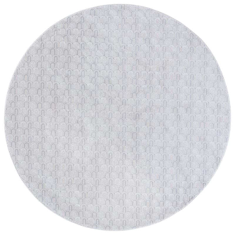 SAFAVIEH Slate Brunette Rug - Beige/Grey Ivory - 6'7" Round