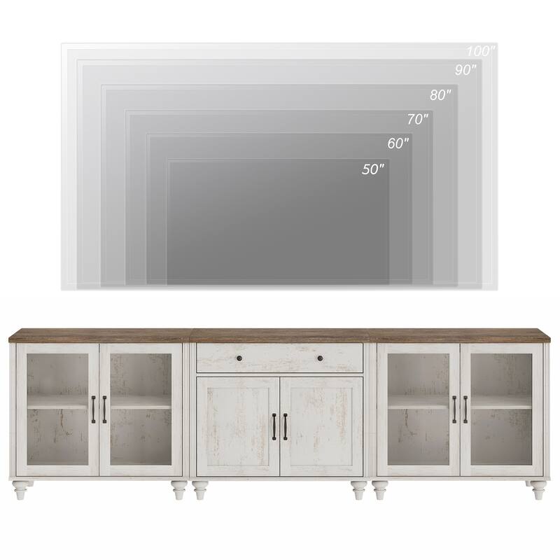 Sideboard Buffet Cabinets with Doors and Drawer