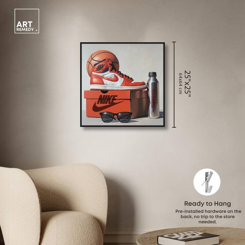Basketball Practice Canvas by Art Remedy