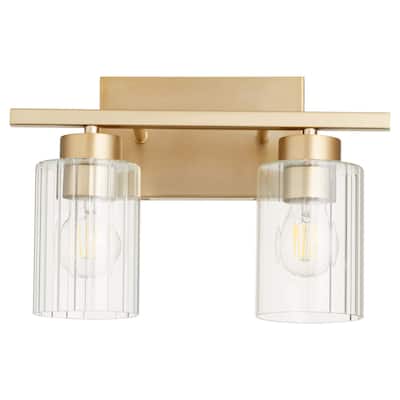 Quorum International 501-2-2 Ladin 2 Light 14" Wide Vanity Light with