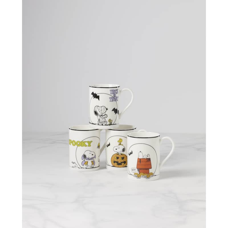 Lenox The Great Pumpkin Mugs, Set of 4