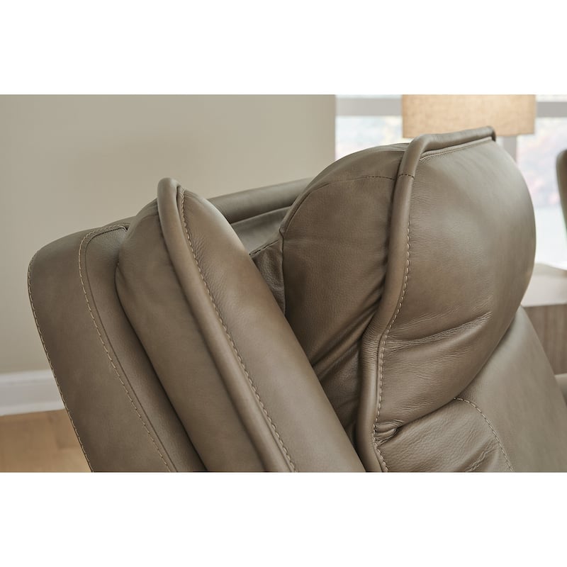 Signature Design by Ashley Rondelay Brown Power Reclining Sofa - 89" W x 42" D x 42" H