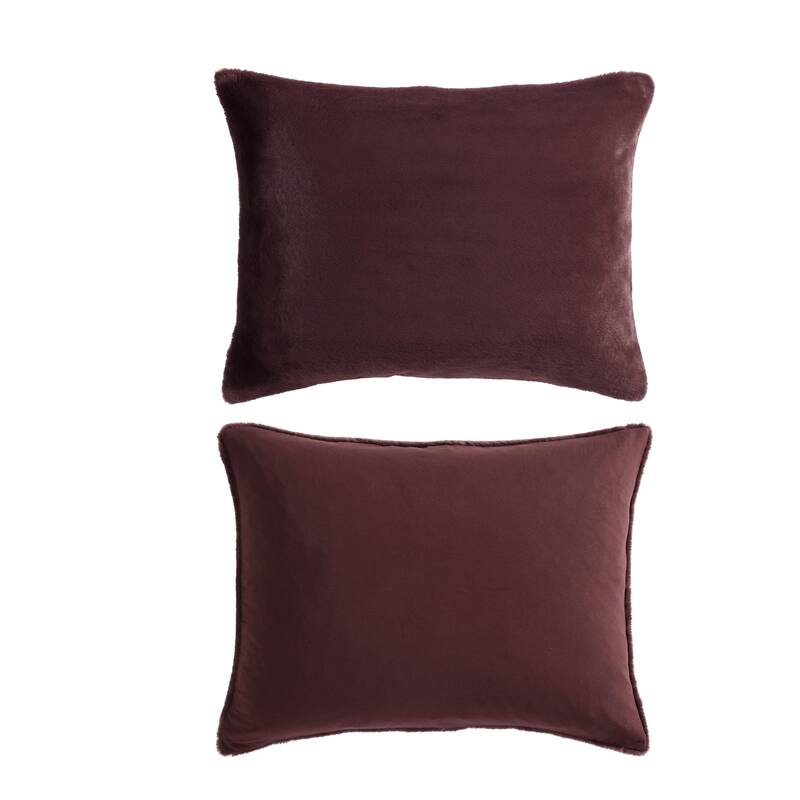 Vera Wang Signature Solid Red Reversible Comforter Set