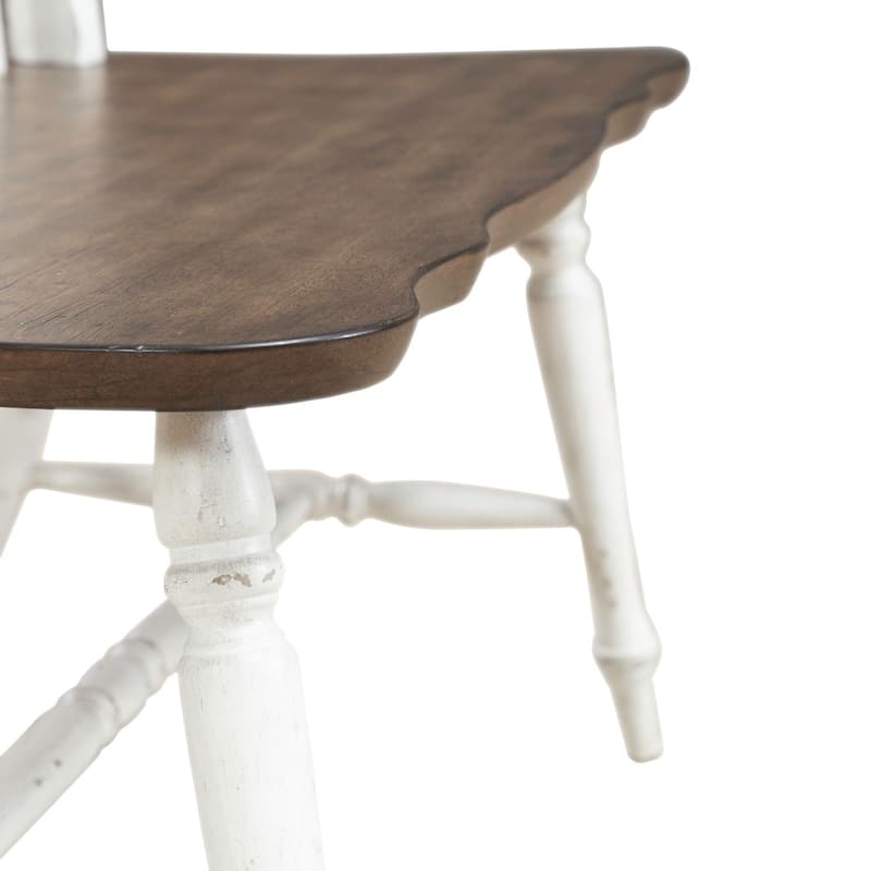 Al Fresco Slat Back Oak Bench for Dining Room - Width 42" x Depth 20" x Height 36"