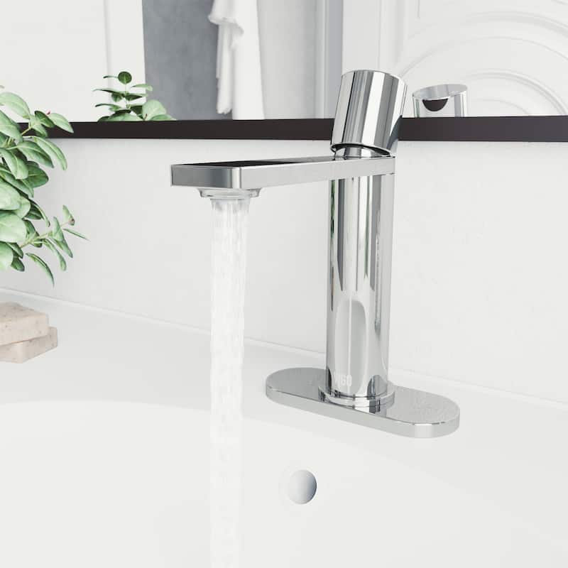 VIGO Halsey 8" H Single Handle Single Hole Bathroom Faucet