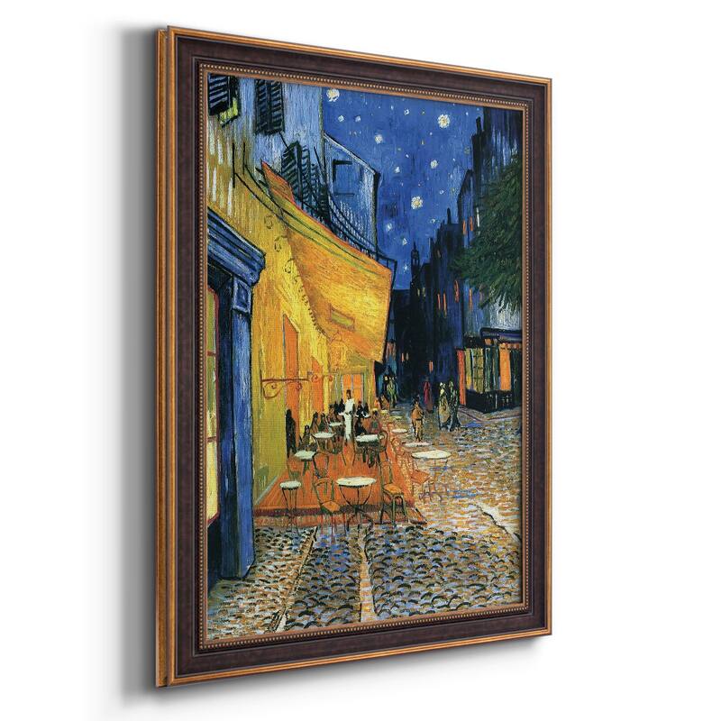 Cafe Terrace  Premium Framed Canvas- Ready to Hang