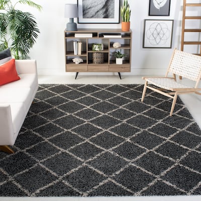 SAFAVIEH Arizona Shag Trellis 1.2-inch Thick Rug